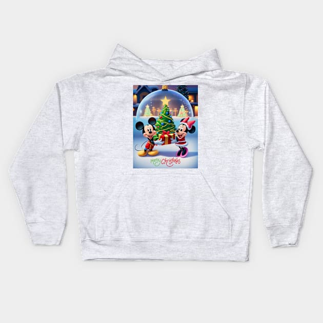 Christmas Santa Kids Hoodie by Abelfashion